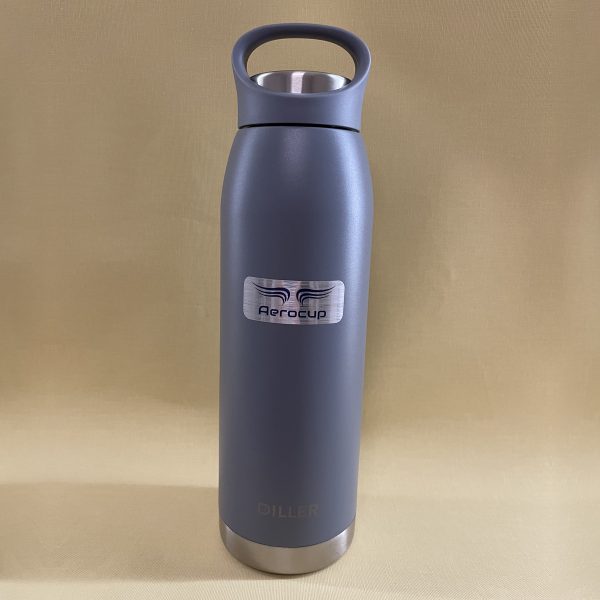 Stainless Steel Vacuum Water Bottle (Grey)