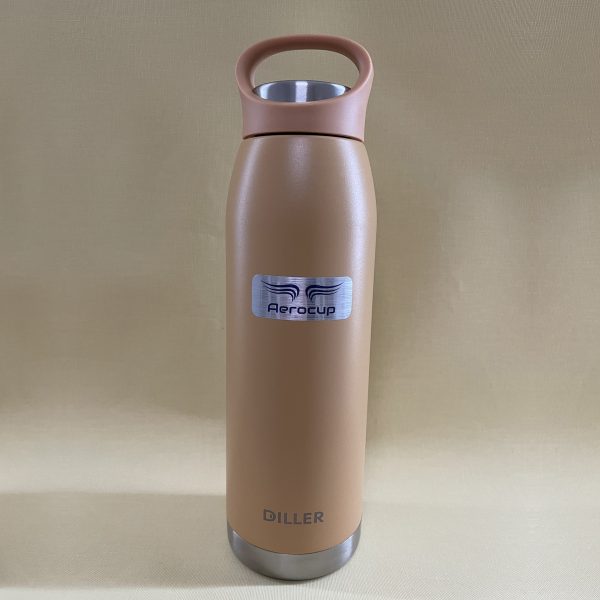 Stainless Steel Vacuum Water Bottle (Tan)