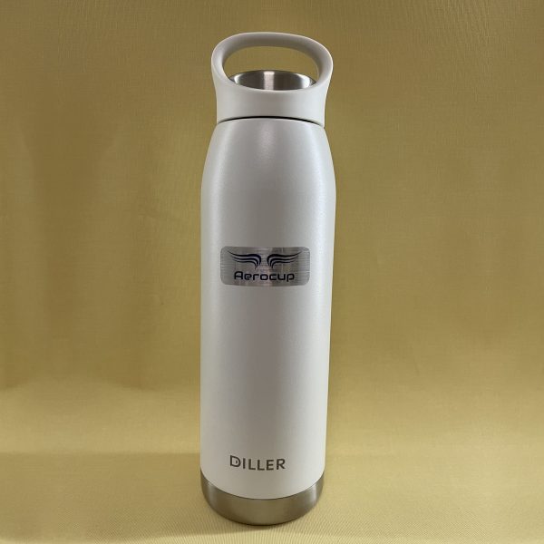 Stainless Steel Vacuum Water Bottle (White)